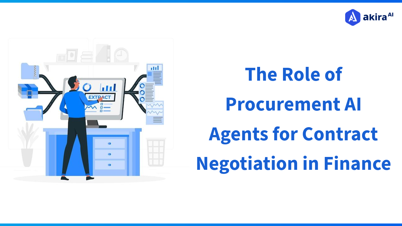 The Role of Procurement: AI Agents for Contract Negotiation in Finance