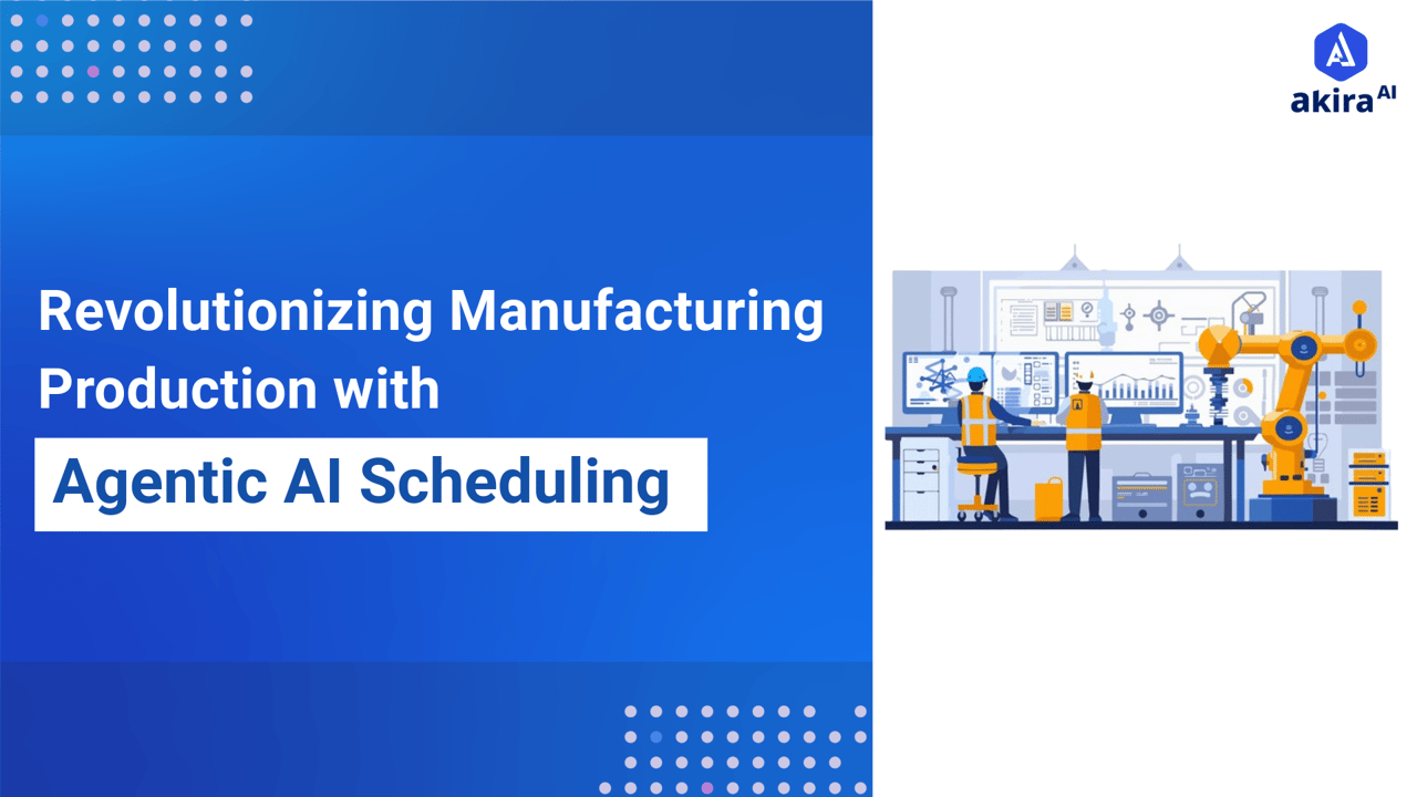 Revolutionizing Manufacturing Production with Agentic AI Scheduling