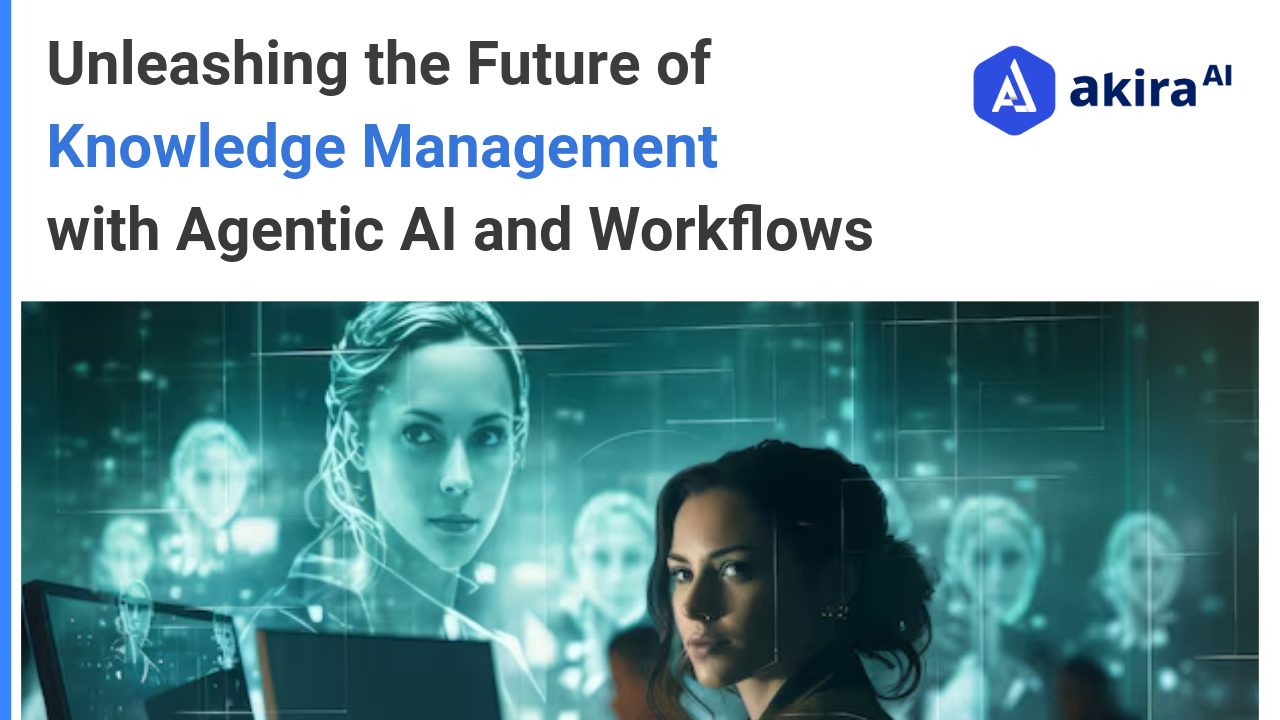 Unleashing the Future of Knowledge Management with Agentic AI and Workflows