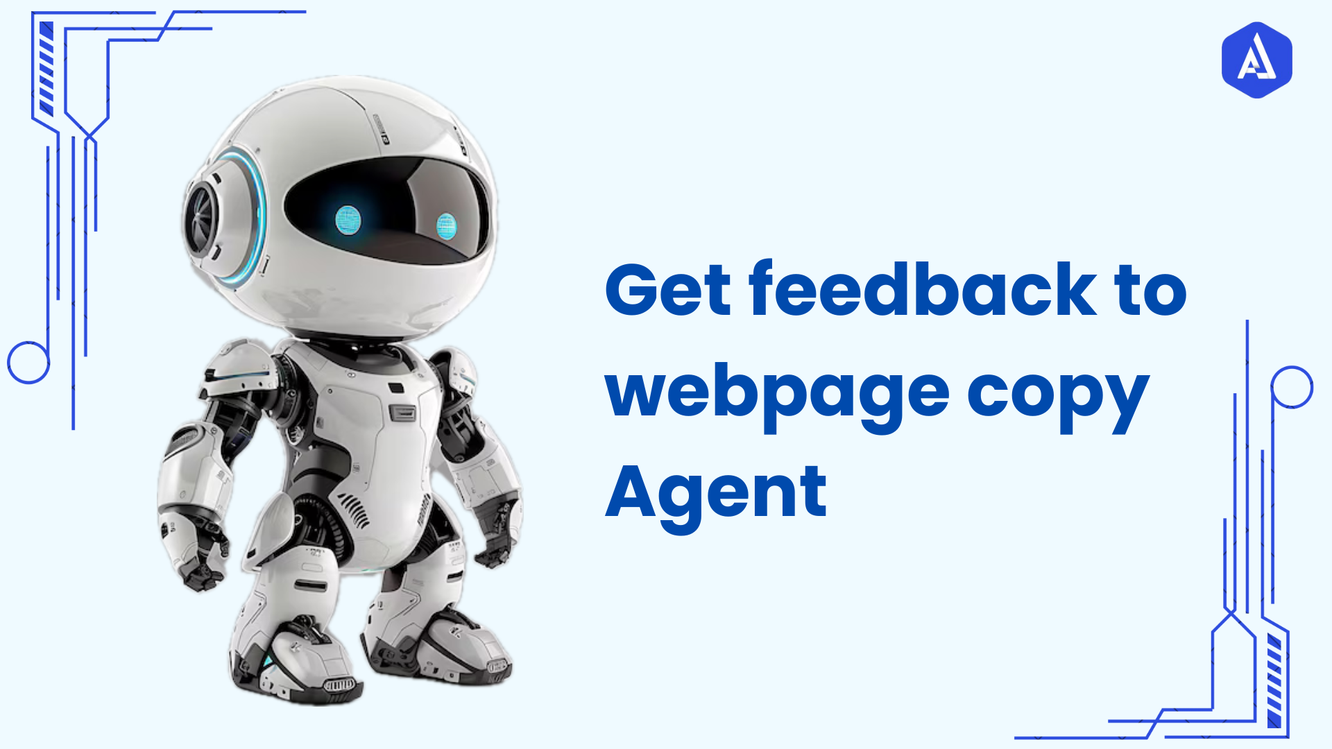 Get feedback to webpage copy Agent