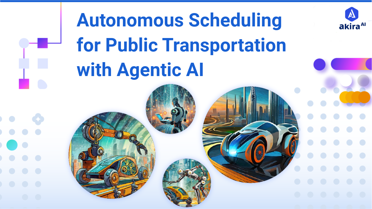 Autonomous Scheduling for Public Transportation with Agentic AI