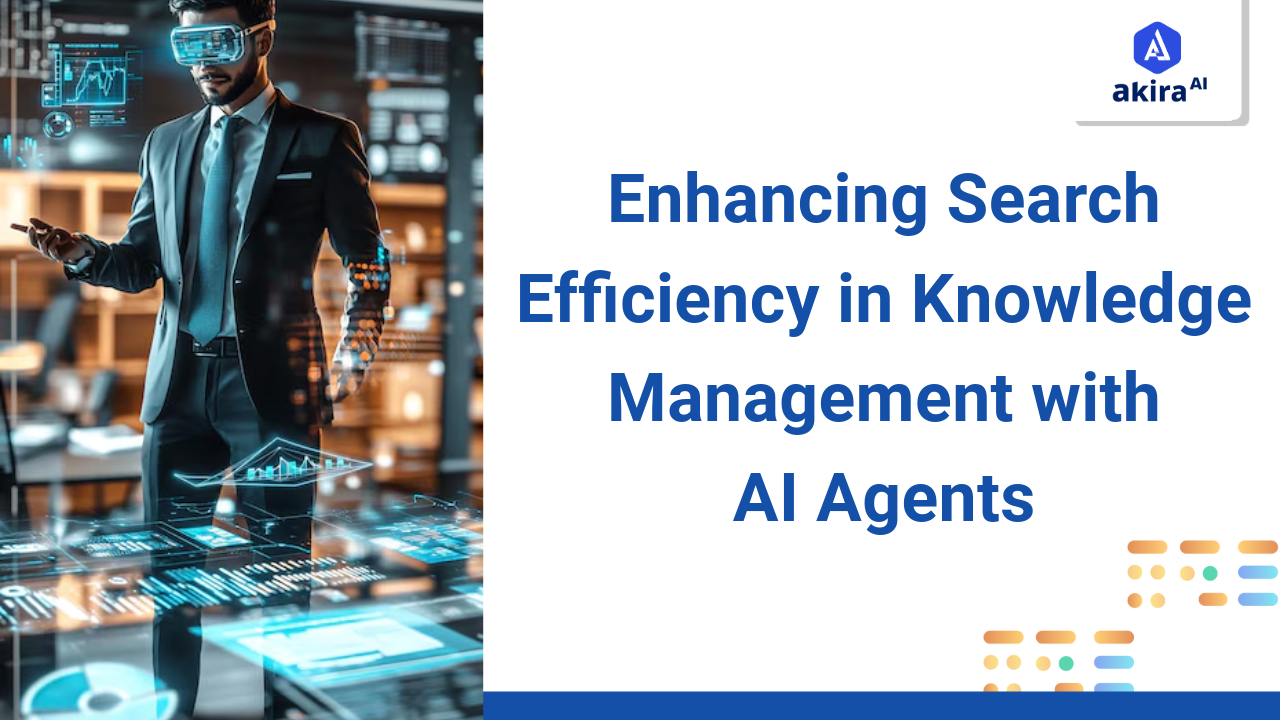 Enhancing Search Efficiency in Knowledge Management with AI Agents